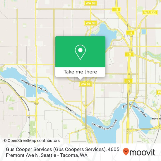 Gus Cooper Services (Gus Coopers Services), 4605 Fremont Ave N map