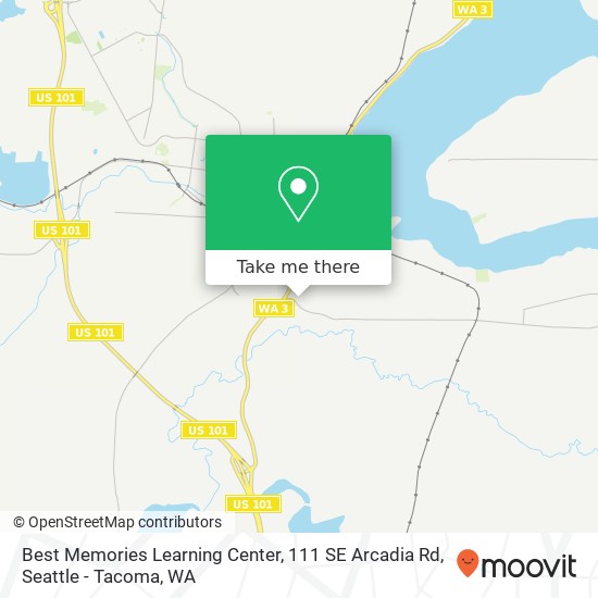Mapa de Best Memories Learning Center, 111 SE Arcadia Rd