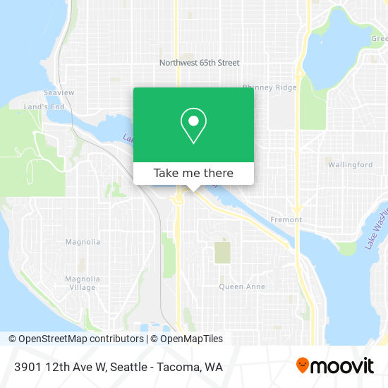 Mapa de 3901 12th Ave W