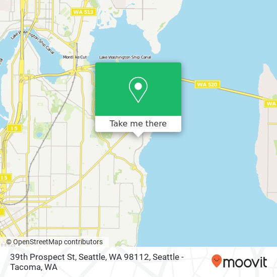 39th Prospect St, Seattle, WA 98112 map