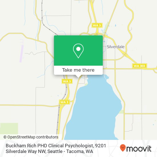 Buckham Rich PHD Clinical Psychologist, 9201 Silverdale Way NW map