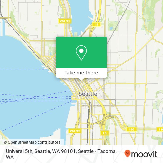 Universi 5th, Seattle, WA 98101 map
