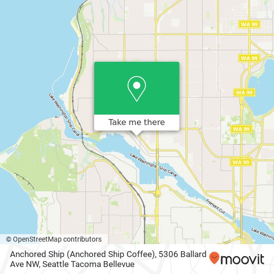 Anchored Ship (Anchored Ship Coffee), 5306 Ballard Ave NW map