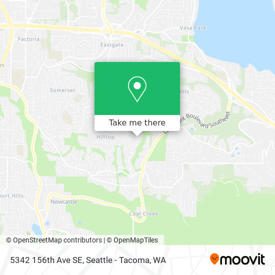 Mapa de 5342 156th Ave SE