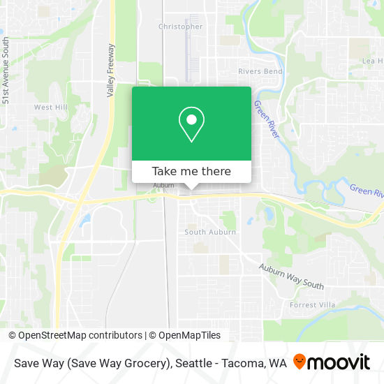 Mapa de Save Way (Save Way Grocery)