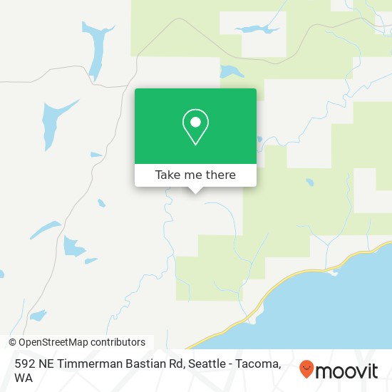 592 NE Timmerman Bastian Rd, Belfair, WA 98528 map