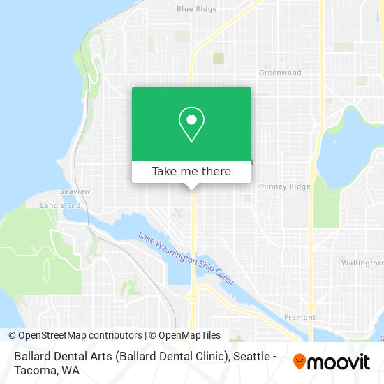 Mapa de Ballard Dental Arts (Ballard Dental Clinic)