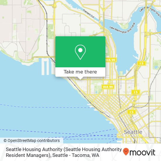 Seattle Housing Authority (Seattle Housing Authority Resident Managers) map