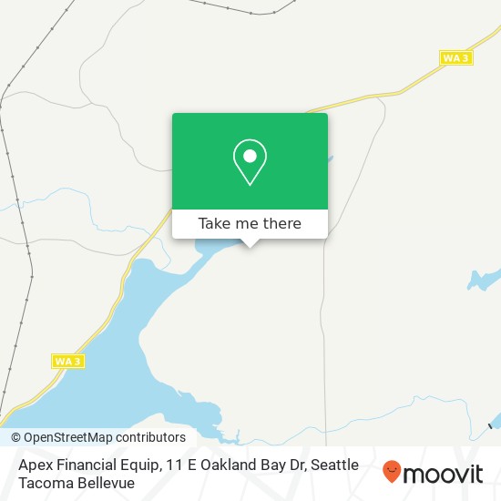 Mapa de Apex Financial Equip, 11 E Oakland Bay Dr