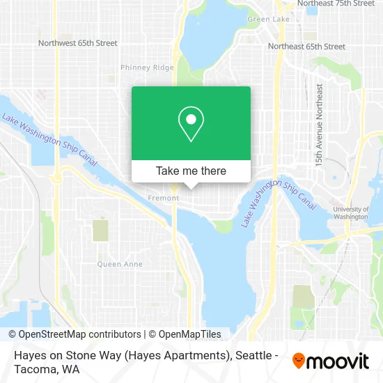 Hayes on Stone Way (Hayes Apartments) map
