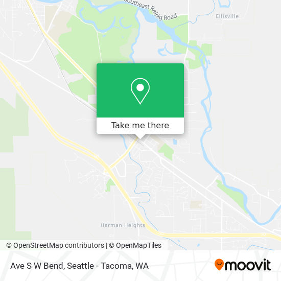 Ave S W Bend map