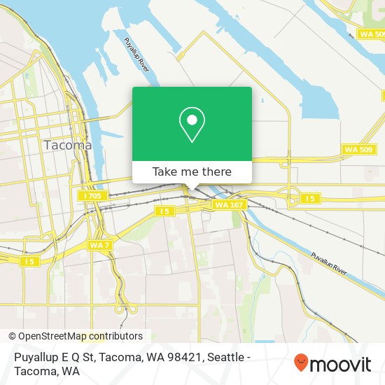 Puyallup E Q St, Tacoma, WA 98421 map