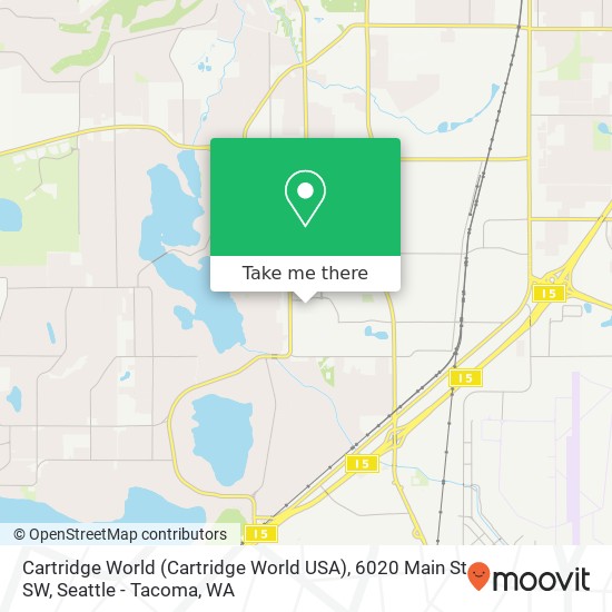 Mapa de Cartridge World (Cartridge World USA), 6020 Main St SW
