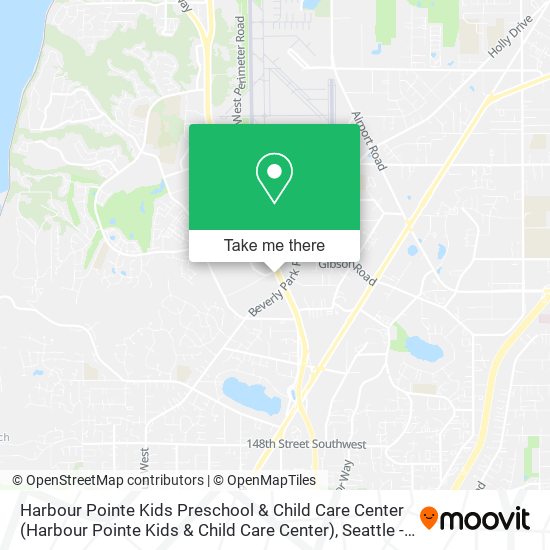 Mapa de Harbour Pointe Kids Preschool & Child Care Center