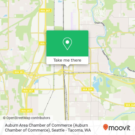 Auburn Area Chamber of Commerce map