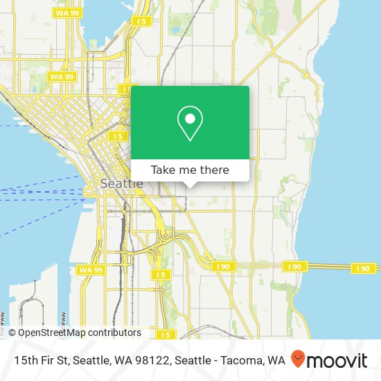 Mapa de 15th Fir St, Seattle, WA 98122