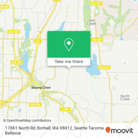 17861 North Rd, Bothell, WA 98012 map