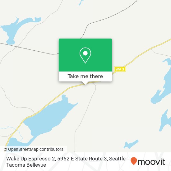 Wake Up Espresso 2, 5962 E State Route 3 map