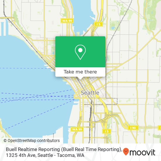 Mapa de Buell Realtime Reporting (Buell Real Time Reporting), 1325 4th Ave