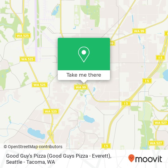 Mapa de Good Guy's Pizza (Good Guys Pizza - Everett)