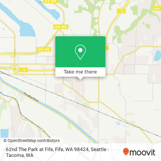 Mapa de 62nd The Park at Fife, Fife, WA 98424