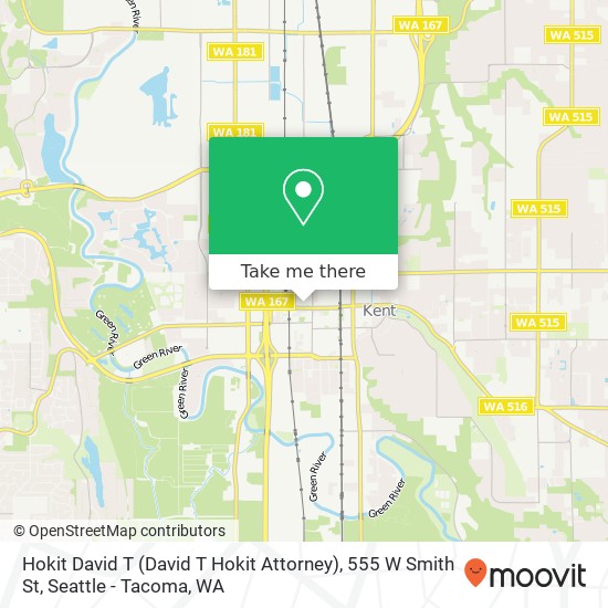 Mapa de Hokit David T (David T Hokit Attorney), 555 W Smith St