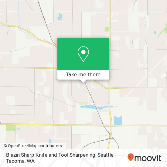 Mapa de Blazin Sharp Knife and Tool Sharpening