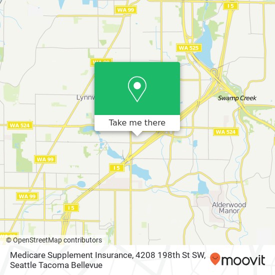 Medicare Supplement Insurance, 4208 198th St SW map