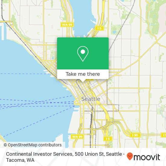 Continental Investor Services, 500 Union St map