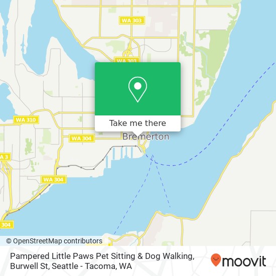 Pampered Little Paws Pet Sitting & Dog Walking, Burwell St map