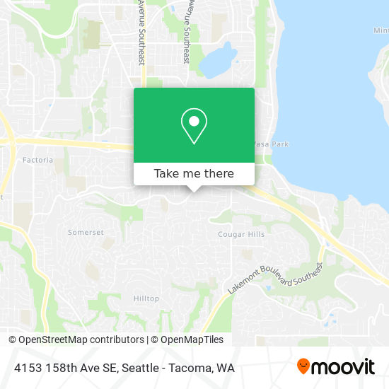 Mapa de 4153 158th Ave SE