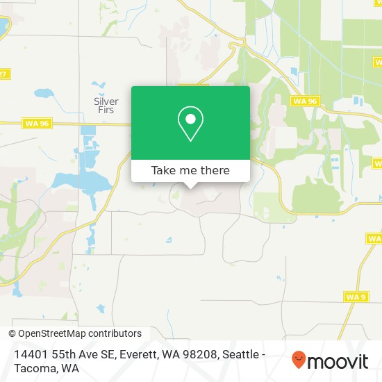 Mapa de 14401 55th Ave SE, Everett, WA 98208