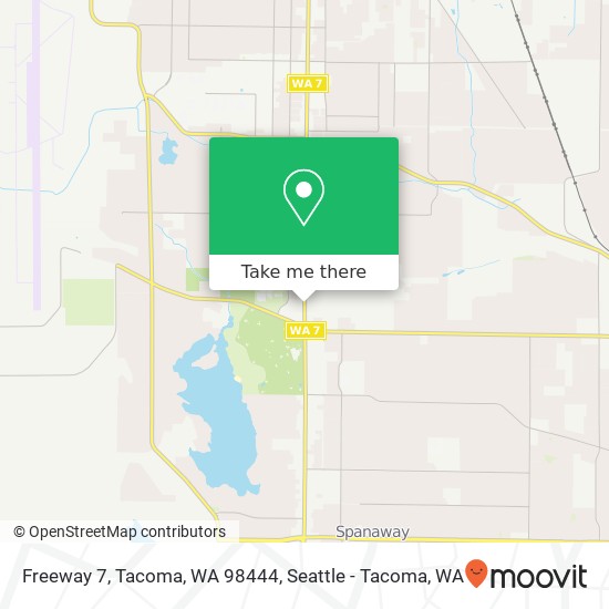 Mapa de Freeway 7, Tacoma, WA 98444