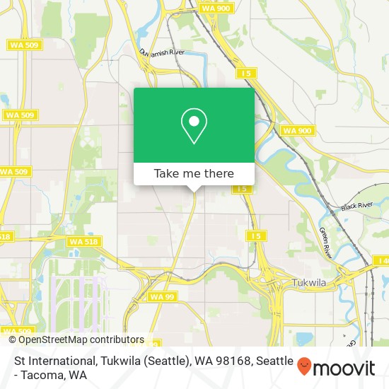 St International, Tukwila (Seattle), WA 98168 map