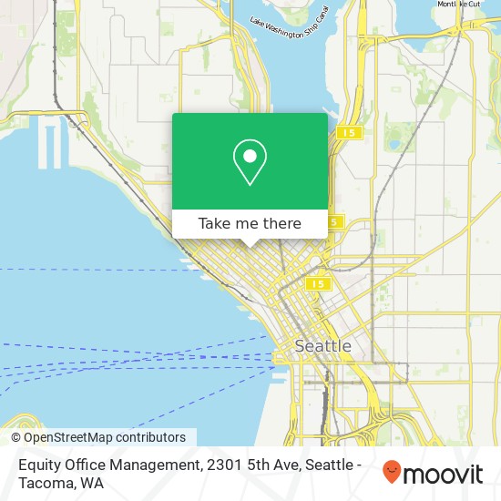 Equity Office Management, 2301 5th Ave map