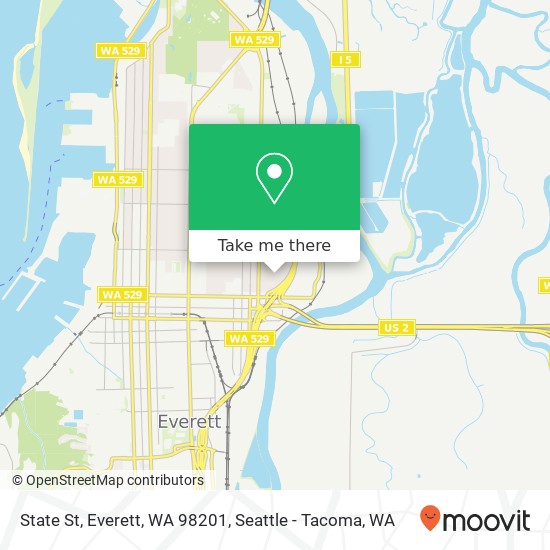 State St, Everett, WA 98201 map