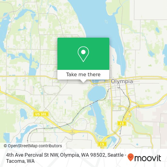 4th Ave Percival St NW, Olympia, WA 98502 map