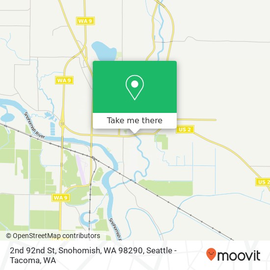 Mapa de 2nd 92nd St, Snohomish, WA 98290