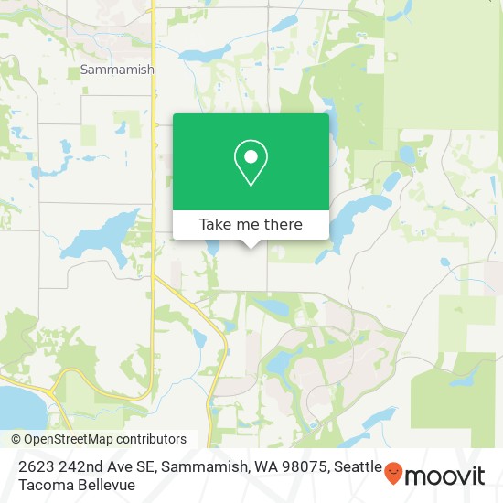 Mapa de 2623 242nd Ave SE, Sammamish, WA 98075