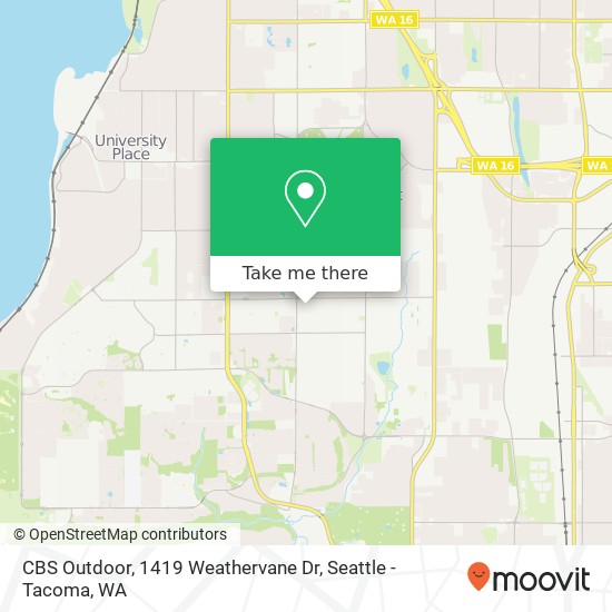 CBS Outdoor, 1419 Weathervane Dr map