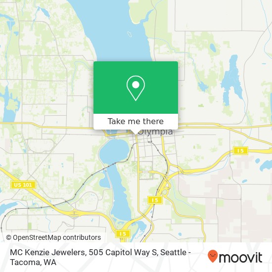 Mapa de MC Kenzie Jewelers, 505 Capitol Way S