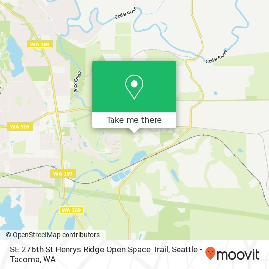 SE 276th St Henrys Ridge Open Space Trail, Ravensdale, WA 98051 map