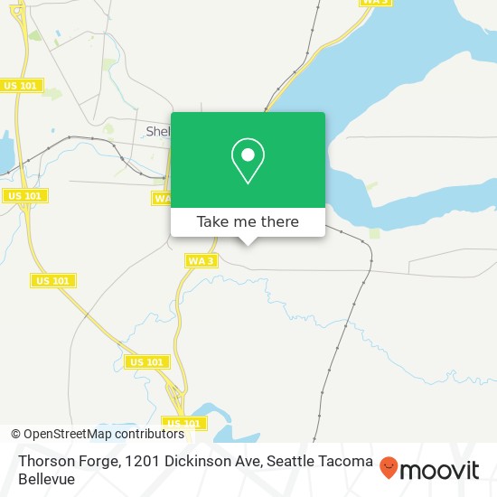 Mapa de Thorson Forge, 1201 Dickinson Ave
