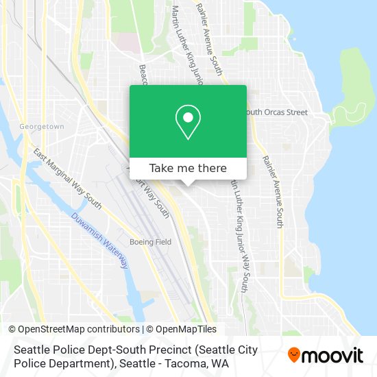 Mapa de Seattle Police Dept-South Precinct (Seattle City Police Department)