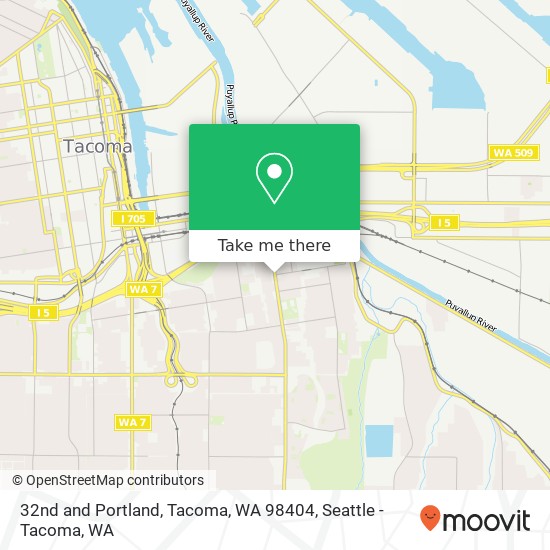 Mapa de 32nd and Portland, Tacoma, WA 98404