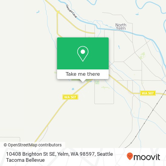 Mapa de 10408 Brighton St SE, Yelm, WA 98597