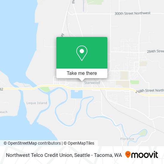 Mapa de Northwest Telco Credit Union