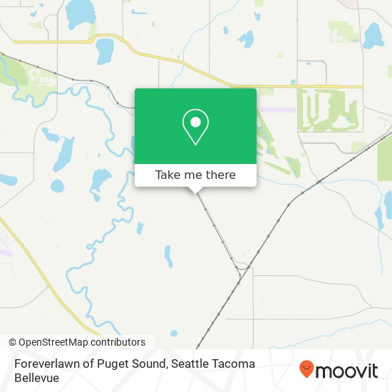 Foreverlawn of Puget Sound map