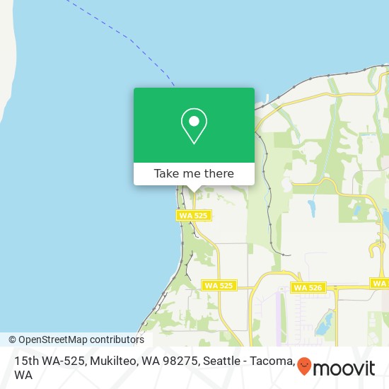 Mapa de 15th WA-525, Mukilteo, WA 98275