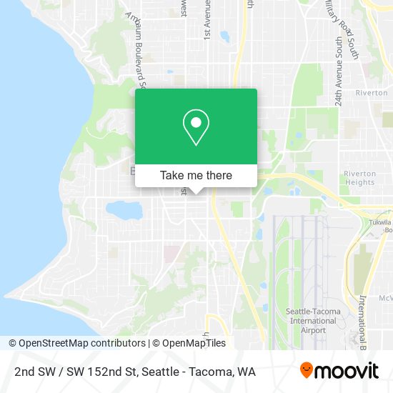 Mapa de 2nd SW / SW 152nd St
